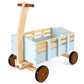 PairPear Kids Wagon Toy,Wooden Toys Cargo Walker Cart Wagon Stroller,Toddler Push and Pull Baby Walker Gift for Babies Boys and 