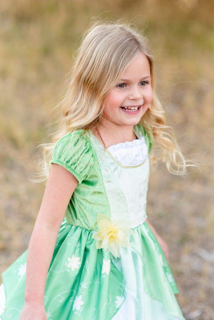 Little Adventures Classic Lily Pad Princess Dress Up Costume (Small Age 1-3) - Machine Washable Child Pretend Play And Party Dre