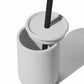 Avanchy Baby Cup With Straw, Training Sippy Cups For Infant To Toddler Kids, Baby Led Weaning 8 Ounce, 6+ Months, Silicone, Gray