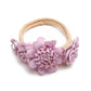 Oosaku Baby Girl Flower Headbands Set Elastic Floral Headbands 6Pcs Soft Nylon Hair Band For Newborn Toddler Hair Accessories