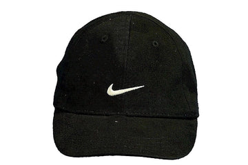 Nike Boys Infants 12-24 Months Black Embroidered Swoosh Cap
