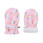 Lined Fleece Toddler Mittens Kids Winter Warm Gloves Child Ski Gloves Waterproof Snow Baby Mitten For Boys Girls Pink S