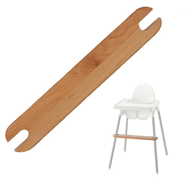 Yeah Baby Goods Adjustable Ikea High Chair Footrest (Cherry) - Attachable Ikea Antilop Highchair Footrest For Safer Mealtimes