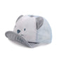 Baby Summer Mesh Hat Cute Sun Cap For Boys Girls Breathable Toddler Hat With Bear Ears (Skyblue)