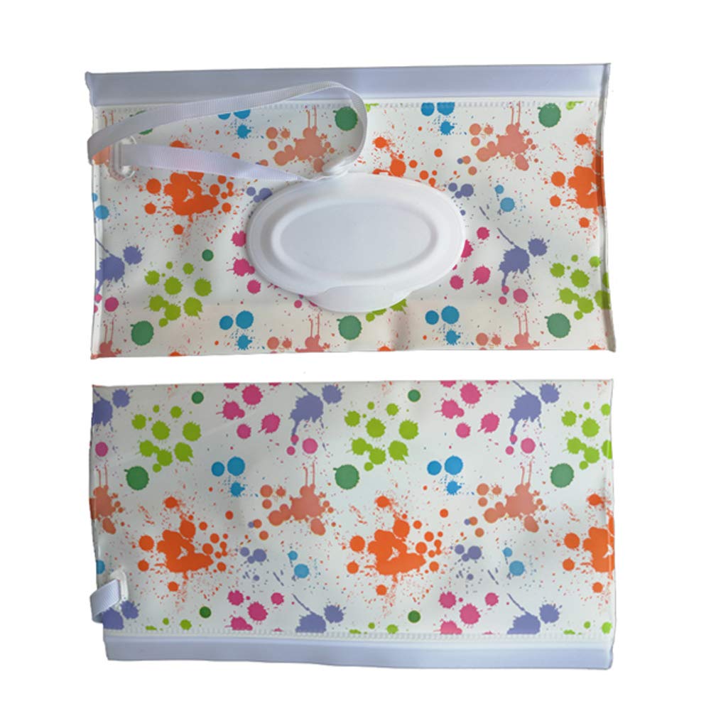 4 Pack Reusable Eco Friendly Durable Portable Wet Wipe Pouch,Travel Wipes Bag Travel Wipes Dispenser Wipe Pouches Baby Wet Wipe