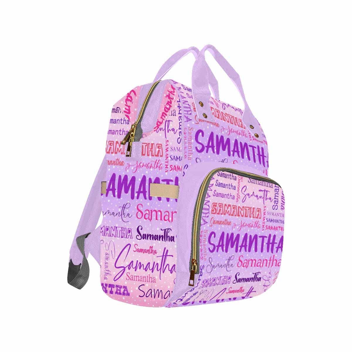 Custom Diaper Bag For Mom, Customized Diaper Backpack Personalized Mummy Nursing Baby Bags Fashion Shoulders Bag Casual Daypack