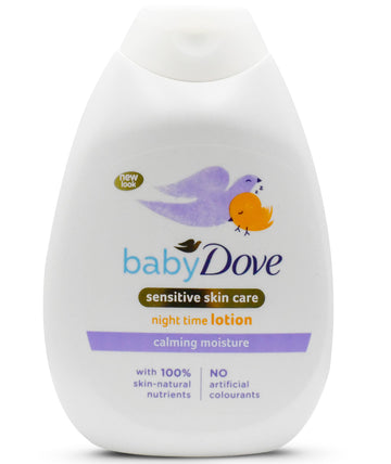 Baby Dove, Night Time Lotion for Sensitive Skin, Calming Moisture - 400 Ml (13 Ounce)