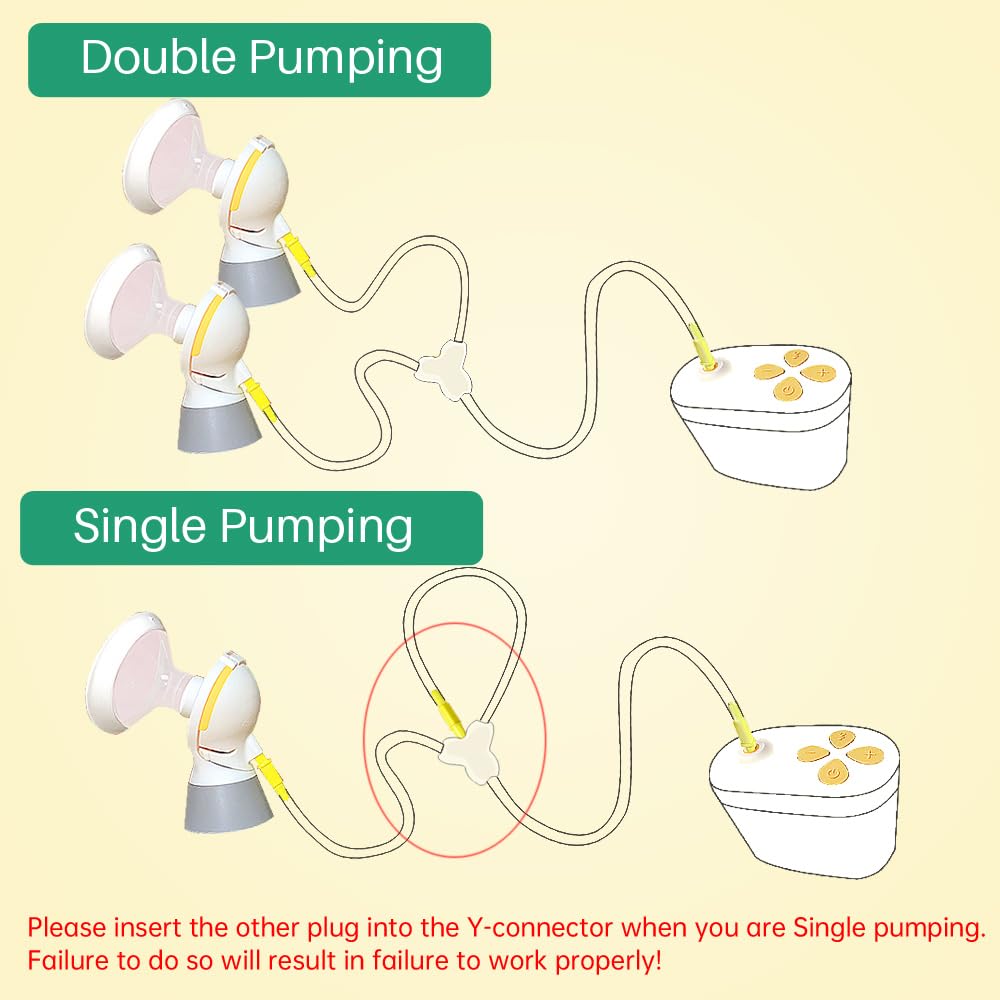 Pumpmom-Us Replacement Tubing For Medela New Pump In Style Maxflow Breast Pump, Compatible With Medela Spare Breastpump Parts Tu