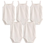 Infant Baby Girls Sleeveless Onesies Tank Top Cotton Baby Bodysuit Pack Of Baby Summer Colorful Clothes Outfit (23 T, 5 Pieces 