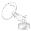 1X 12 Mm Maymom Two-Piece Wide Neck Pump Parts For Spectra S1/S2 Pumps; Incl Wide Mouth Flanges; Not Original Spectra Flange