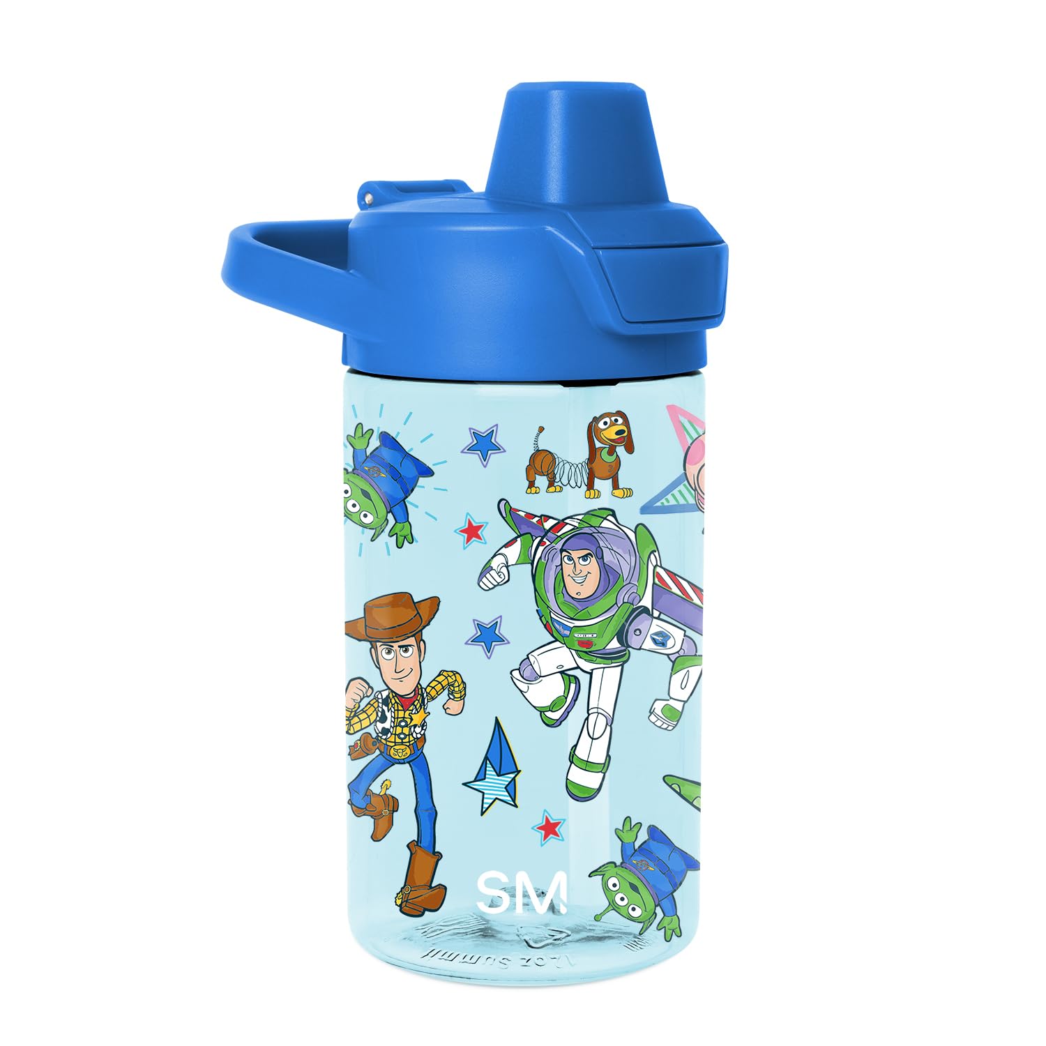 Simple Modern Disney Kids Tritan Plastic Summit Water Bottle | 12 oz BPA-Free Cup with Covered Leak Proof Straw Lid for Boys, To