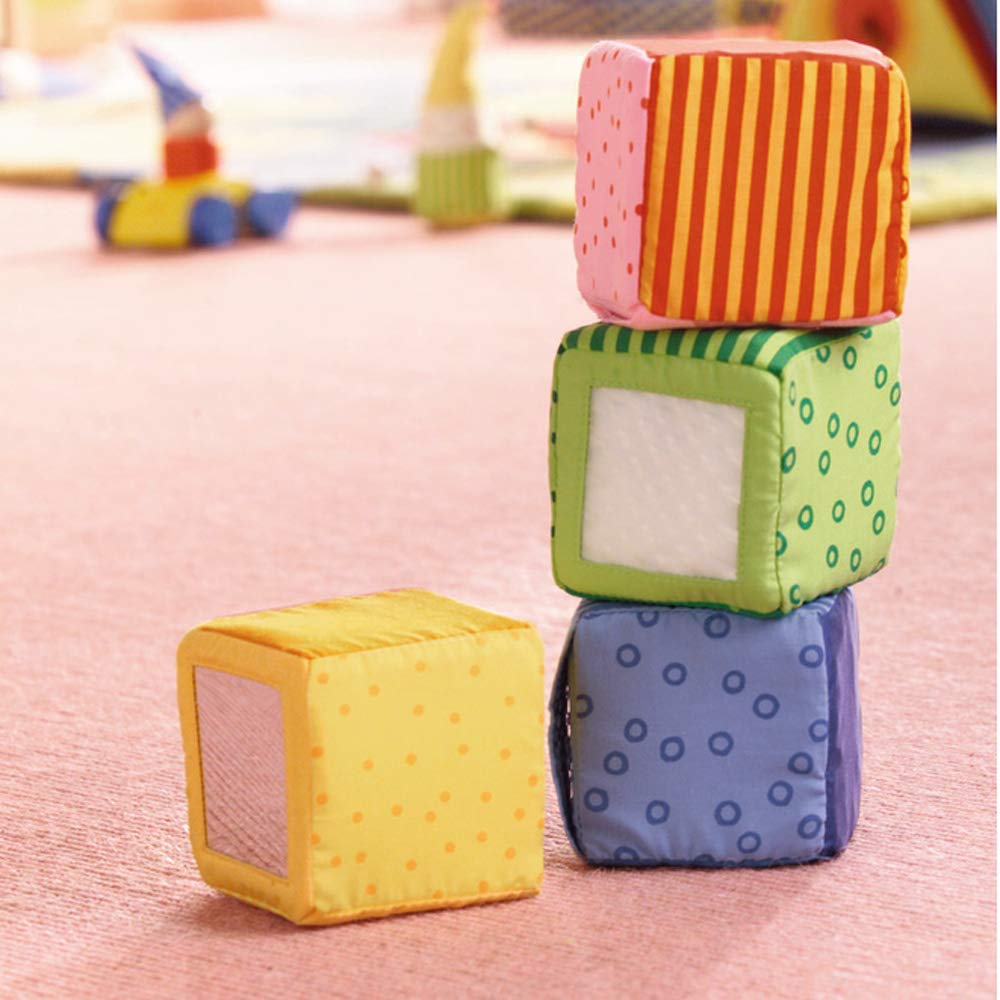 HABA Happy Quartett Soft Block Set Each with a Unique Sound for Ages 6 Months and Up