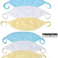Tobeinstyle Babies' 3 Pack Comfortable Newborn Baby Belly Binder - Boys - One Size