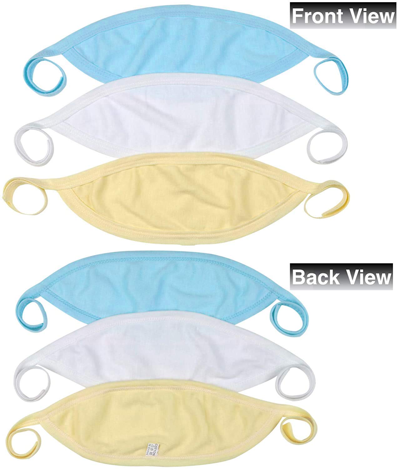 Tobeinstyle Babies' 3 Pack Comfortable Newborn Baby Belly Binder - Boys - One Size