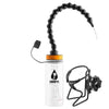 Giraffe Bottle Tower Hands Free Drinking System, Clear Tritan Bottle, With Round Tube Mounted Bottle Holder (Length 15 In / 38 C