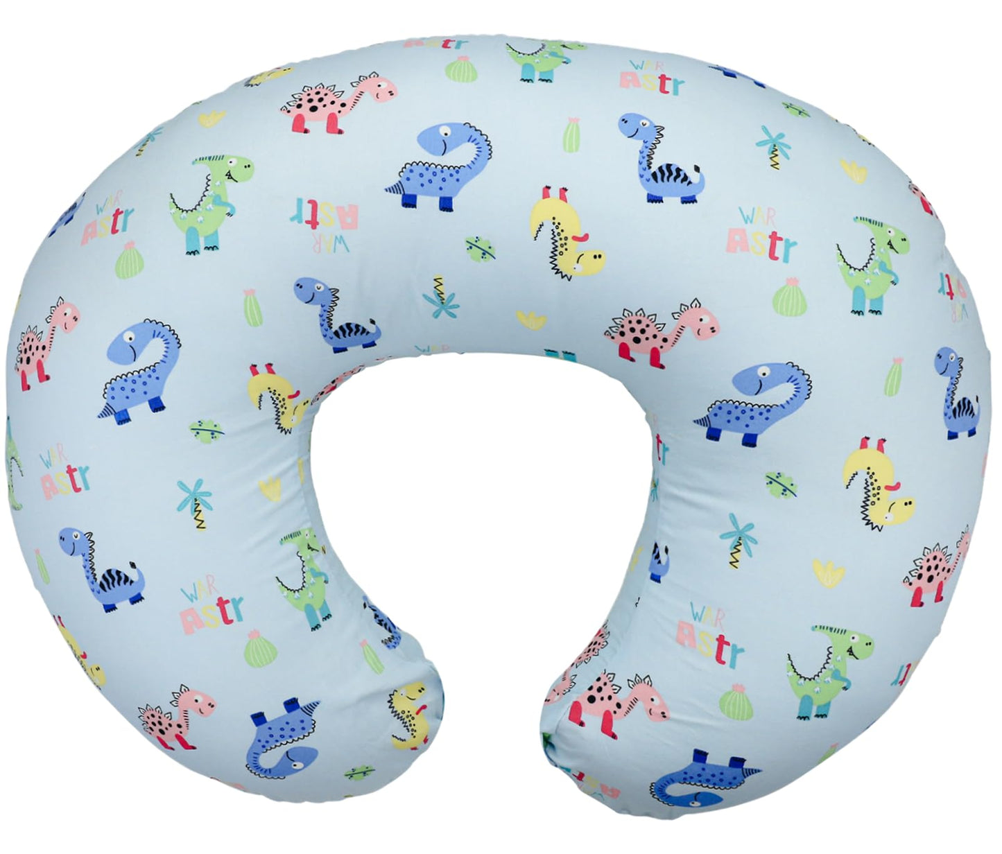 Witeasy Nursing Pillow,Bottle And Breast Feeding Pillows For Baby Boy And Girls,Donut Tummy Time Pillow With Removable Cotton Bl