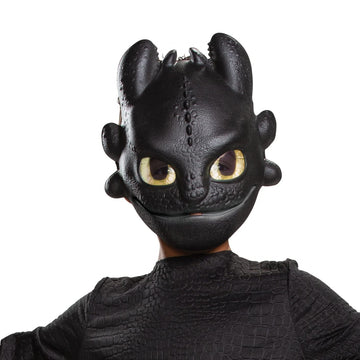 Toothless Classic How To Train Your Dragon Child Costume, Kids Size (7-8),Black