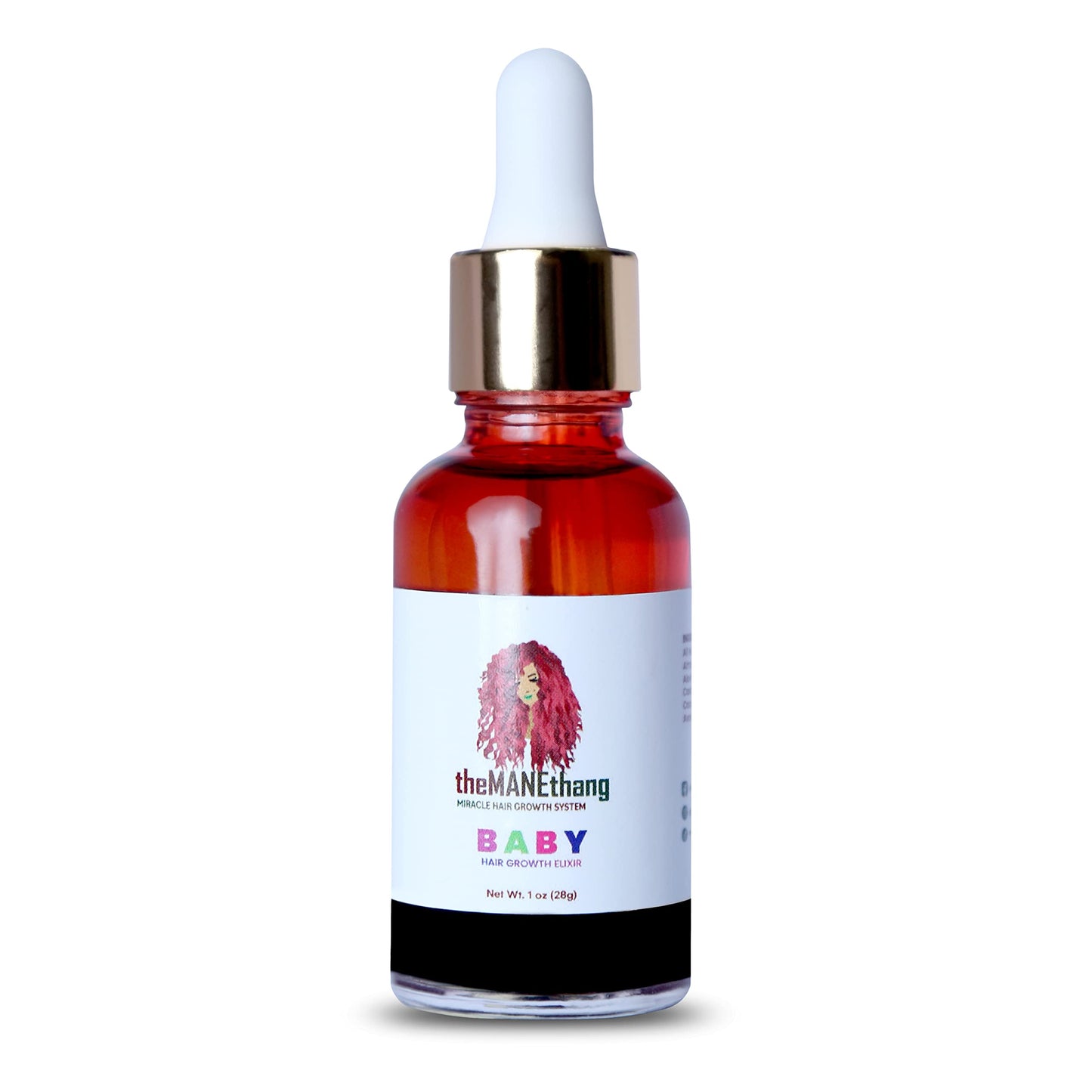 Themanethang Baby Hair Growth Oil - Organic Newborn Oil With Coconut, Olive, Castor, And Tea Tree Oils