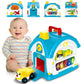 DELUTIQUE Learning Toys for 1 Year Old Boy Gift, Muscial Toys for Toddler 1-3, Educational Toy Baby 12-18 Months with Mirror, Pl