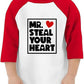 Future Ladies Man Current Mama'S Boy Raglan T-Shirt Toddler Boy Valentine'S Day 3/4 Sleeve Top Spring Cotton Outfit (1-2T, Red6)