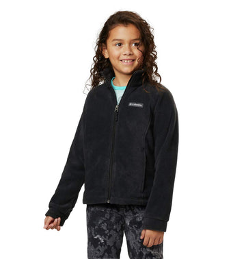 Columbia Unisex-Baby Benton Springs Fleece Jacket, Black, 6-12 Months