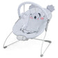 HONEY JOY Baby Bouncer, Portable Infant Newborn Rocker & Stationary Seat w/Soothing Vibrations, Removable Bar, Music, Safety Har