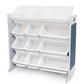 Homesmiths Toy Organizer Book Storage Shelves For Kids Infant (Toy Organizer With Chalkboard)