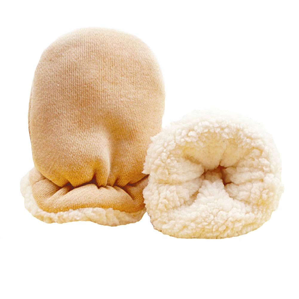 Paladoo Baby Mittens Sherpa Lined Fleece Winter(0-12 Months 1 Pair)