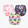 Teeny Weeny Reusable Adjustable Swim Diaper Combo  Pack Of 3 Printed Underpants For Infant Boys & Girls | S | Color 26