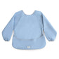 mushie Long Sleeve Baby Bib | Mess Free & Waterproof Fabric for Toddlers | Adjustable Fit for Ages 6-24 Months (Tradewinds)