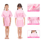 Zhanmai 36 Pcs Spa Party Supplies For Girls 6 Spa Robes 6 Spa Headband 6 Blindfolds 6 Scrunchies 12 Wristbands For Kids Birthday