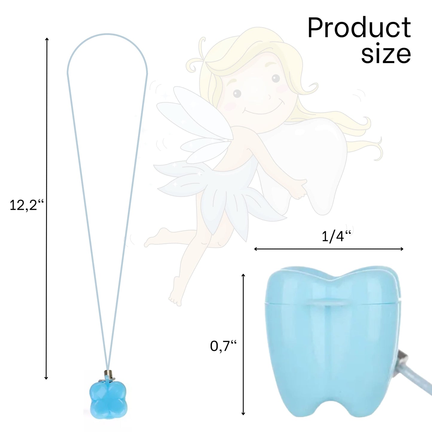 Killer'S Instinct Outdoors 25Pcs Tooth Holders For Keepsake - Multicolor Plastic Necklace For Lost Teeth Cases