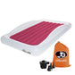 The Shrunks Pink Toddler Travel Bed | Inflatable Kids Air Mattress with Safety Bumpers & Electric Pump | Portable Blow-Up Bed fo