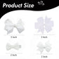 Baby Girls Hair Accessories Set, 8 Pcs Fully Lined Baby Bows 2Inch 3Inch Hair Bows Alligator Clips For Baby Girls Infants Toddle