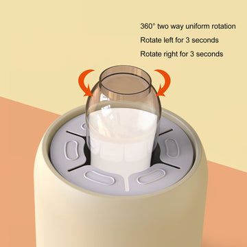 Baby Formula Mixer, 3 Gears Electric Automatic Baby Milk Bottle Shaker, Shake Milk Evenly And Less Bubbles, 1200Mah Battery, Pre