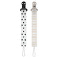 Dr. Browns Pacifier Clips, Universal Fit Fabric Strap for Pacifiers, Dots and Stripes, BPA-Free, 0-18 Months, 2-Pack