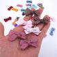 Boutique Baby Hair Clips In Fringe Bangs Toddler Tiny Hair Bow Snap Clips Infant Baby Girls Kids Hair Bows (8 Pairs)