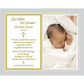 Poetry Gifts Baptism Godchild Keepsake From Godmother, Godfather - 8X10 Inch Print Personalized From Godparents