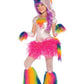 Rainbow Unicorn Tutu Costume, Medium
