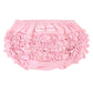 Rufflebutts Baby/Toddler Girls Baby Pink Knit Ruffle Nappy Cover - 2T/3T