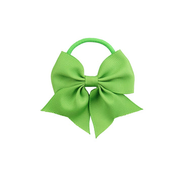 Lddcx Hair Ties [500 Pcs] - Baby Girls' Hair Accessories With Bows For Toddler Ponytail Holders, Small Hair Ties. Light Green