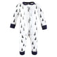 Hudson Baby Unisex Baby Cotton Sleep And Play, Winter Animals, 0-3 Months