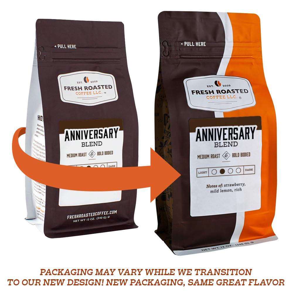 Fresh Roasted Coffee, Dark Colombian Supremo, 12 Oz, Med-Dark Roast, Whole Bean, Kosher