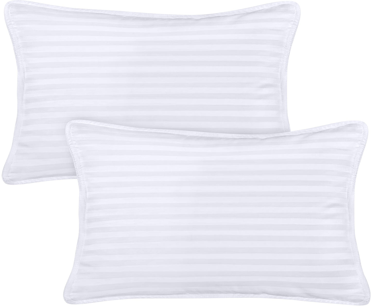 Utopia Bedding Youth Pillow (White, 2 Pack), 16X22 Kids Pillow For Sleeping, Soft And Breathable Cotton Blend Shell, Polyester F