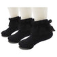 Xiyadun Toddler & Girls Eyelet Frilly Dress Socks Ruffle Lace Cotton Socks(Black-3 Pairs, 5-7 Years)
