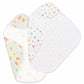 awwtupus 100% Cotton Muslin Double Layered Hooded Towel for Babies & Infants| Soft and Breathable| Pack of 2 (75x75 cm)| Spring 