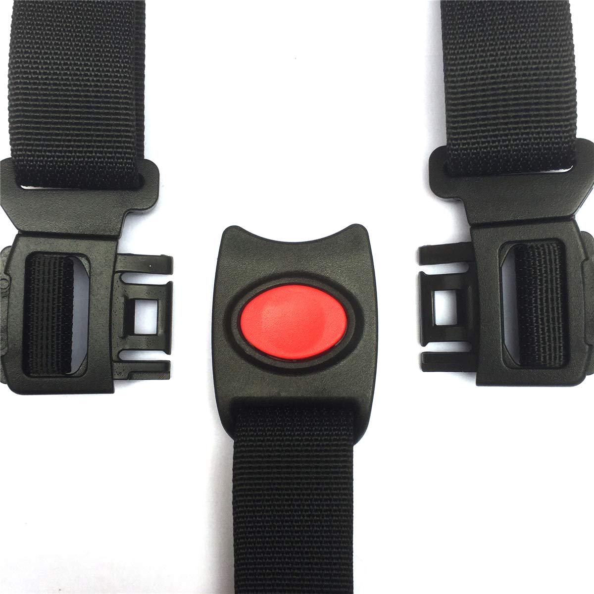 Zarpma Baby 5 Point Harness Belt Adjustable Strap 2.5Cm Width For Stroller High Chair Pram Buggy Children Kid Pushchair