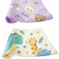 TERI BERI 100% Soft Cotton Baby Bath Towel for Infants/New Born/Babies (012 Months) (Pack of 2) (Colours & Prints Vary), Multi