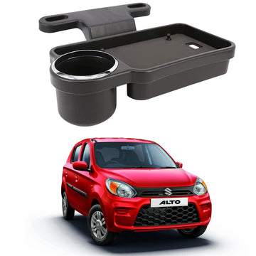 Oshotto (FT04) Foldable Car Auto Headrest Rear Back Seat Table Drink Food Cup Tray Holder Compatible with Maruti Suzuki Alto  