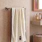 Babyholic Cartoon Baby Bath Towel,Cotton Terry, 100x50 cm, for Newborns (White, Medium)